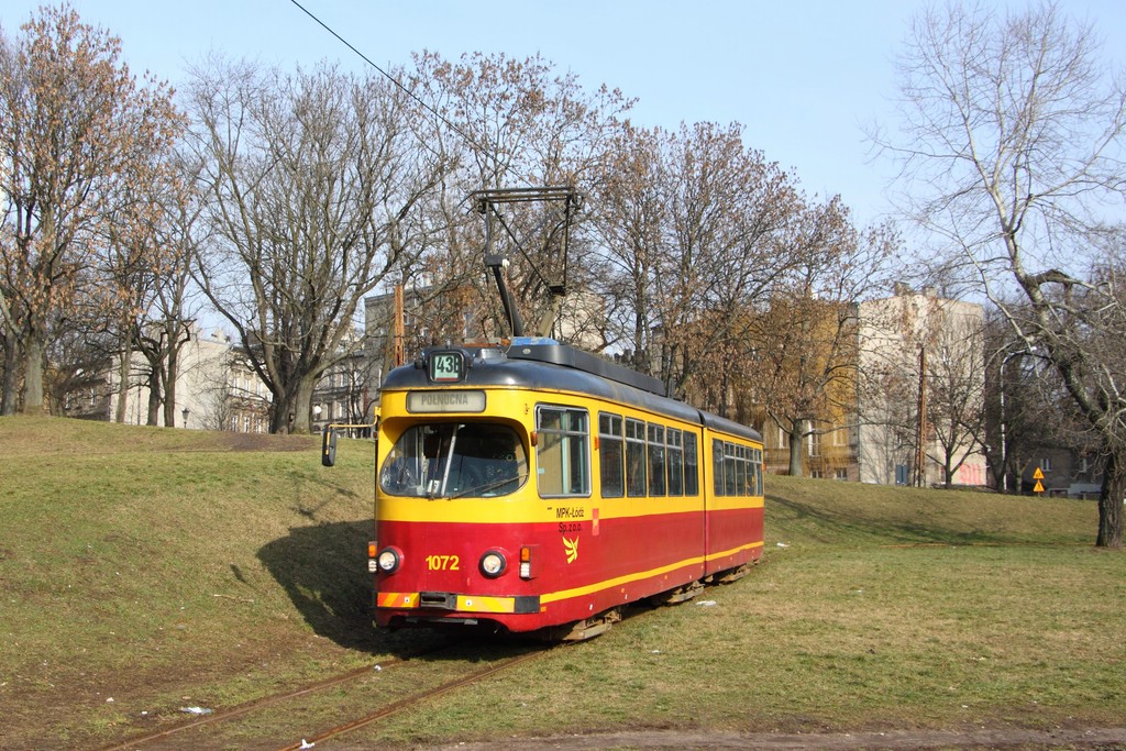 Лодзь, Duewag GT6 № 1072