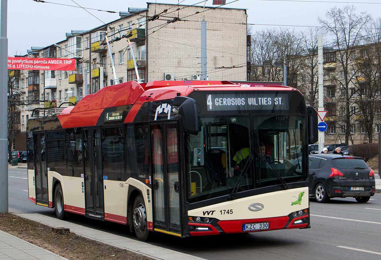 Вильнюс, Solaris Trollino IV 12 Škoda № 1745