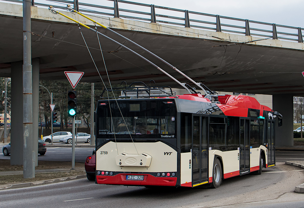 Вильнюс, Solaris Trollino IV 12 Škoda № 2759