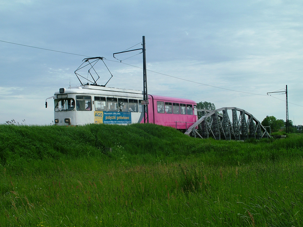 Лодзь, Duewag GT6 № 47; Лодзь — Пригородные трамваи — Лютомерск