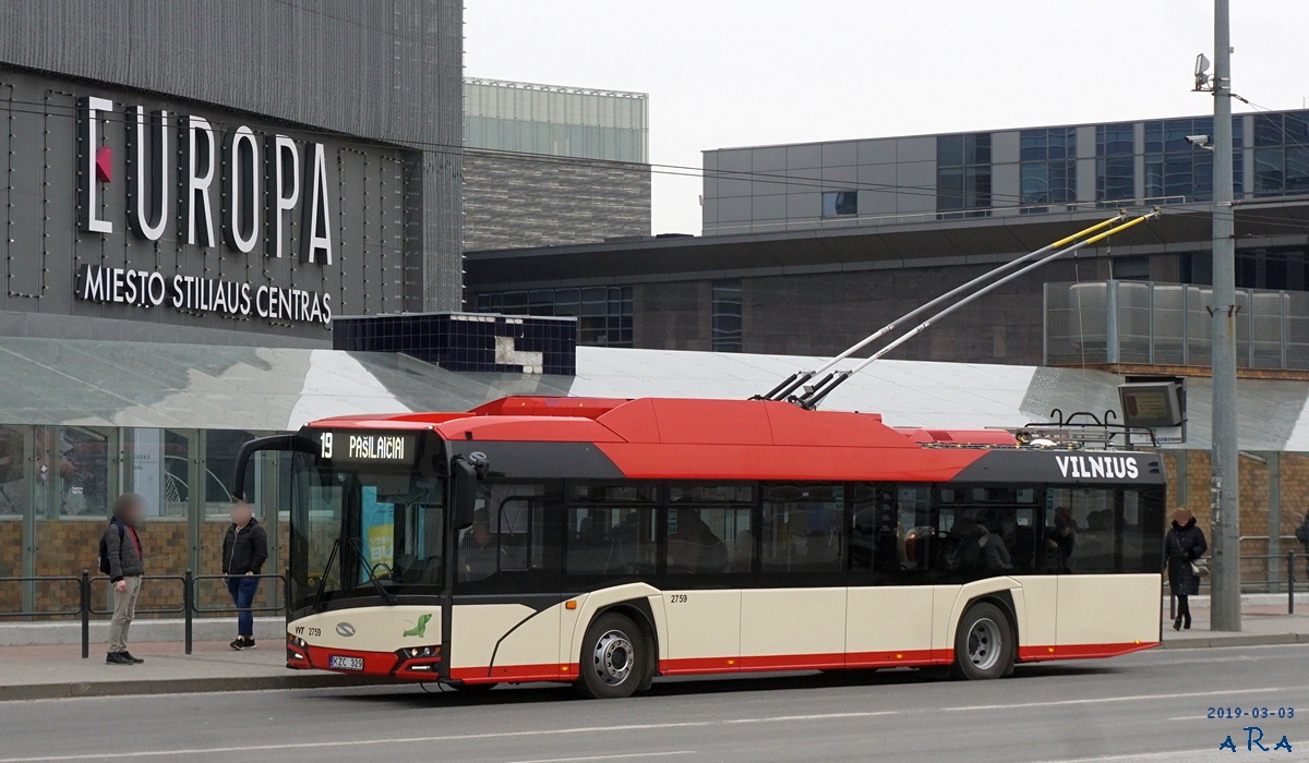 Вильнюс, Solaris Trollino IV 12 Škoda № 2759