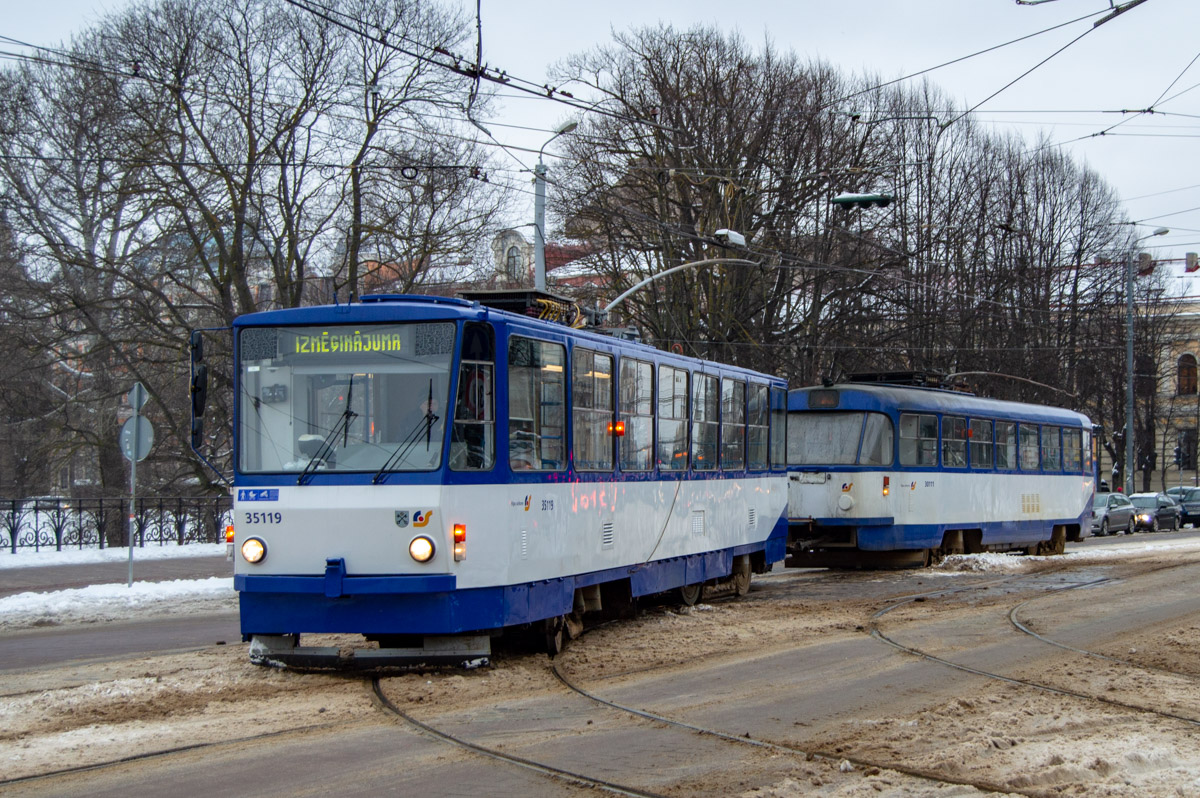 Рига, Tatra T3MR (T6B5-R) № 35119