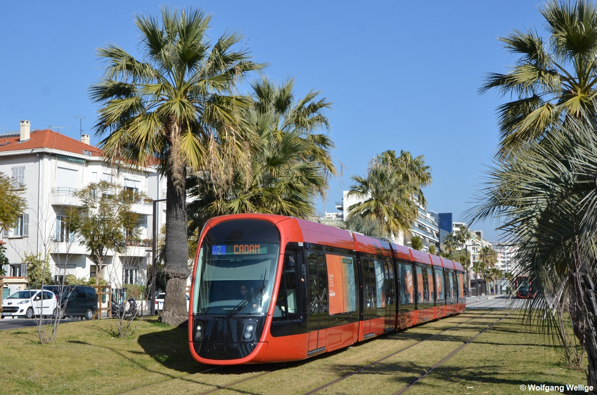 Ницца, Alstom Citadis 405 № 036