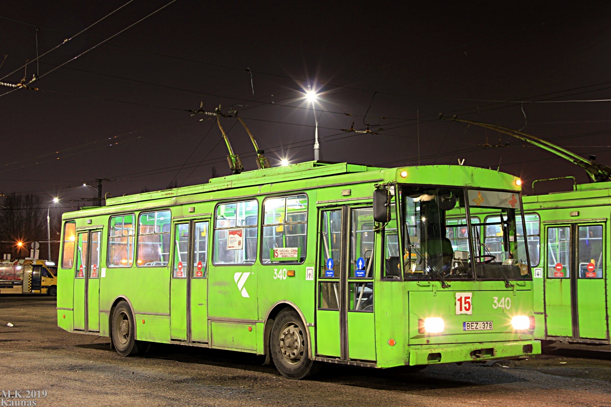 Каунас, Škoda 14Tr13/6 № 340