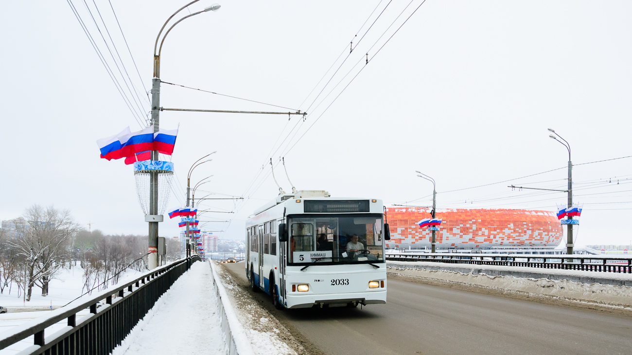 Саранск, Тролза-5275.07 «Оптима» № 2033