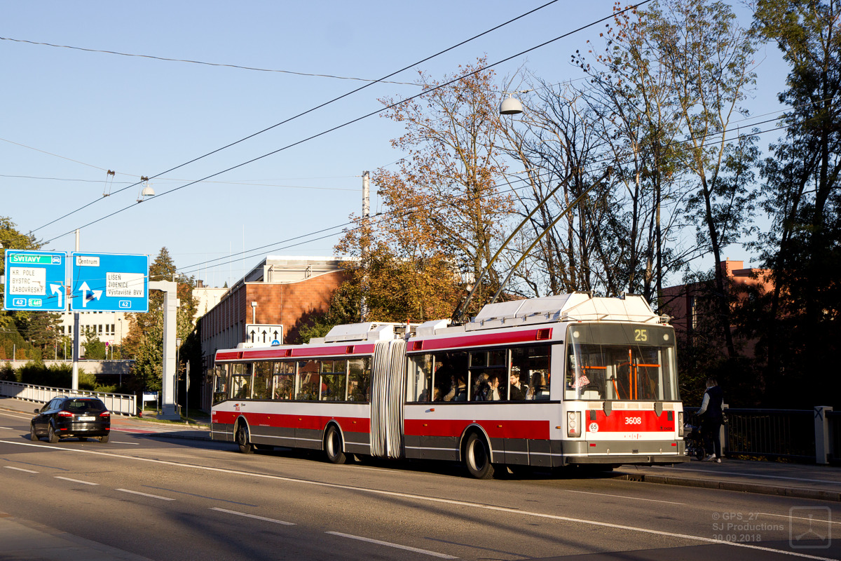 Брно, Škoda 22Tr № 3608