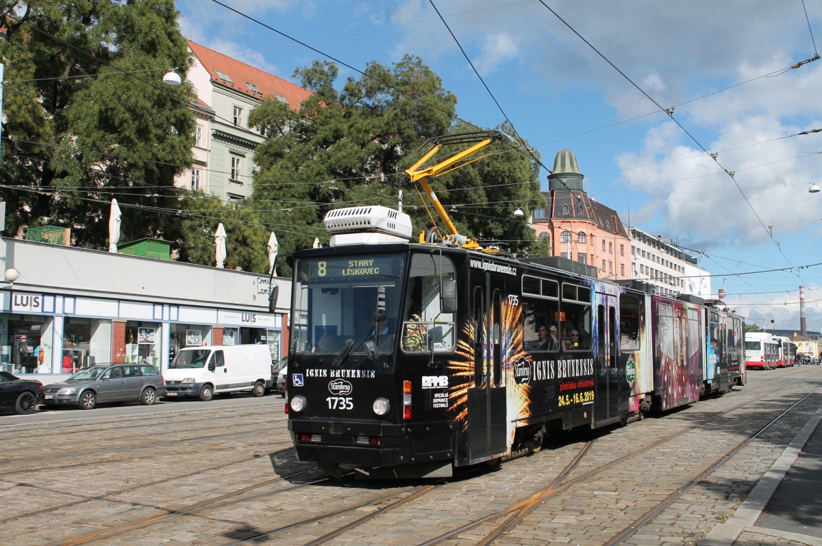 Брно, Tatra KT8D5N № 1735