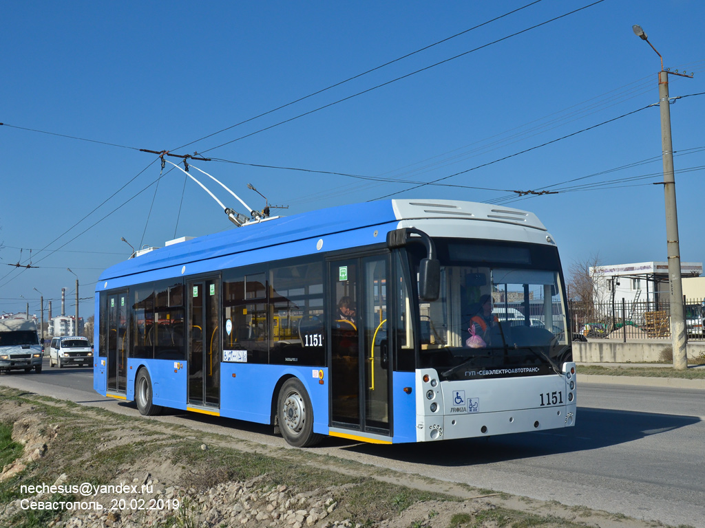 Севастополь, Тролза-5265.02 «Мегаполис» № 1151