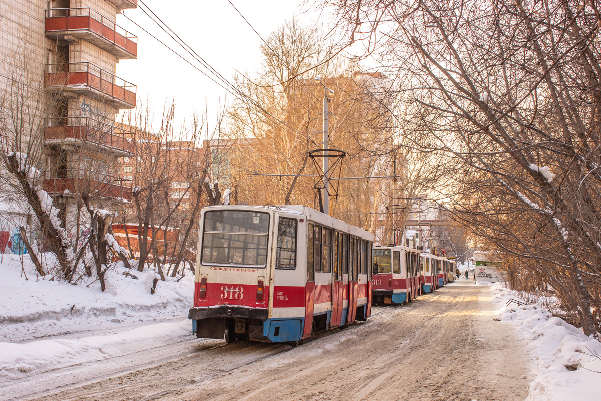 Томск, 71-608КМ № 318; Томск — Происшествия