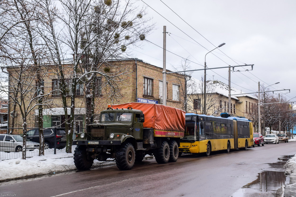Киев, ЛАЗ E301D1 № 1610; Киев — Происшествия; Киев — Разные фотографии