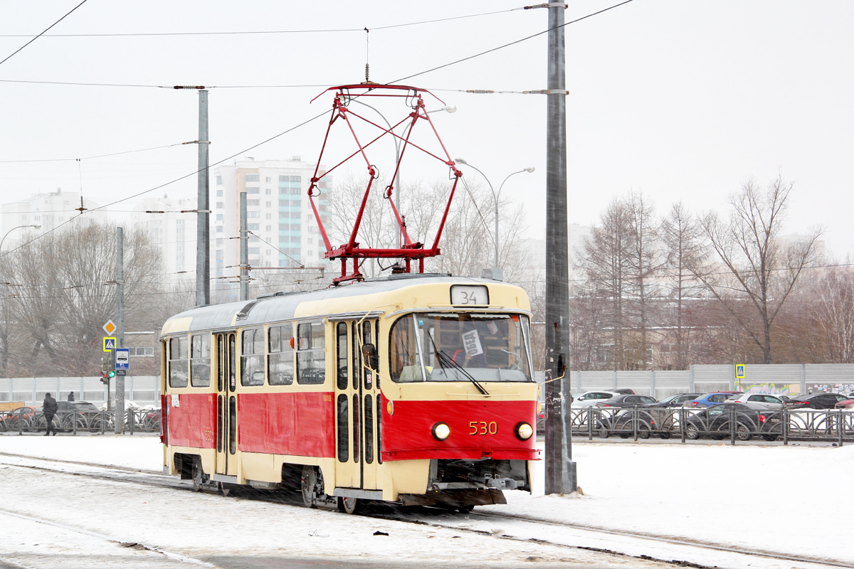 Екатеринбург, Tatra T3SU № 530