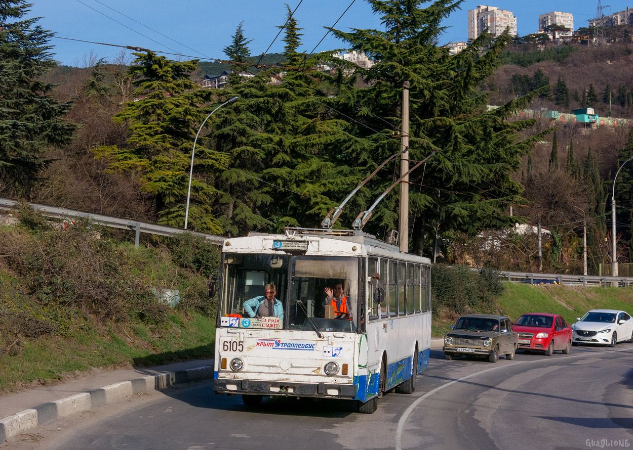 Крымский троллейбус, Škoda 14Tr89/6 № 6105