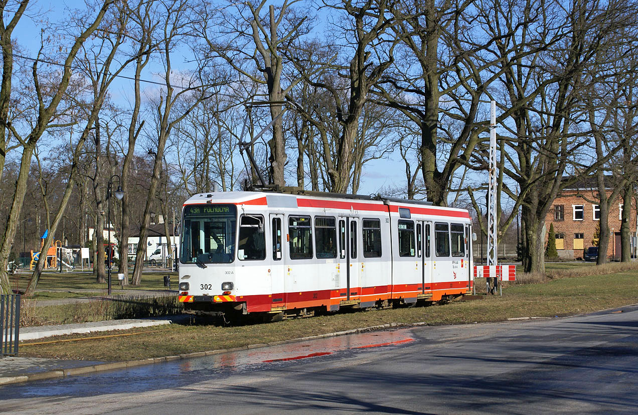 Лодзь, Duewag M6S № 302