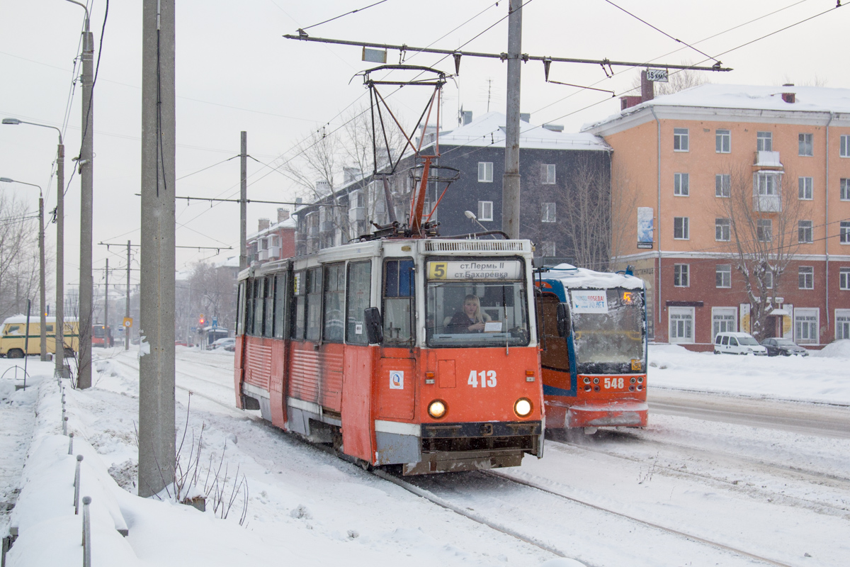 Пермь, 71-605 (КТМ-5М3) № 413