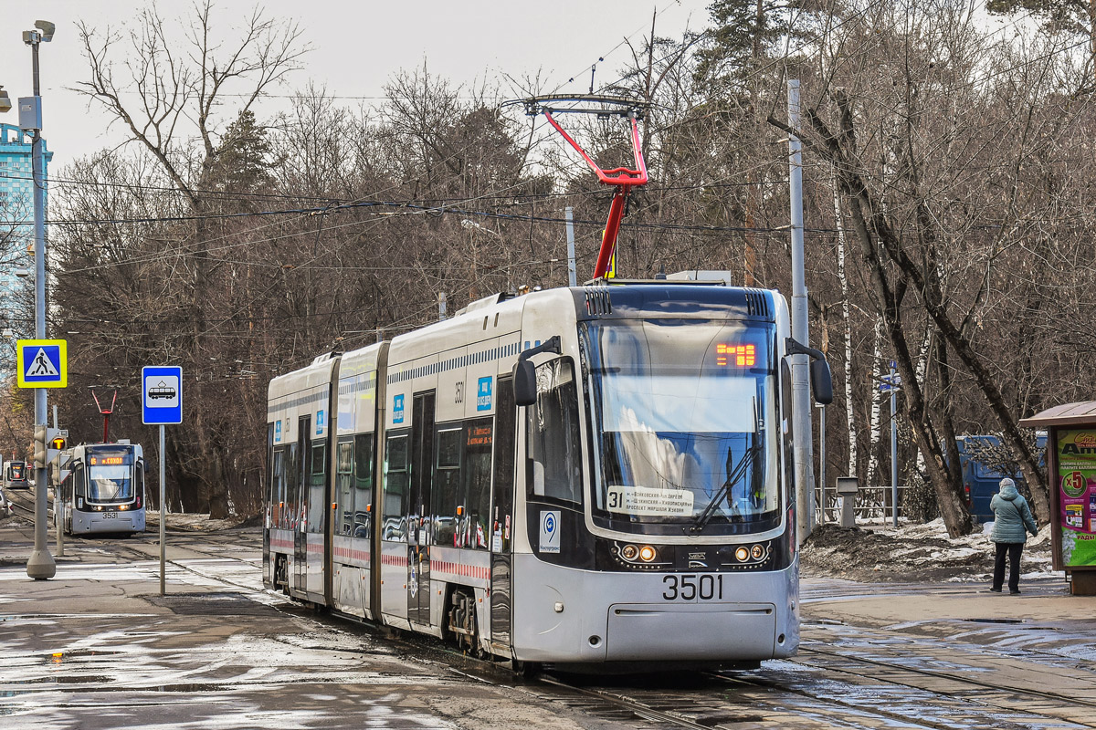 Москва, 71-414 (Pesa Fokstrot) № 3501