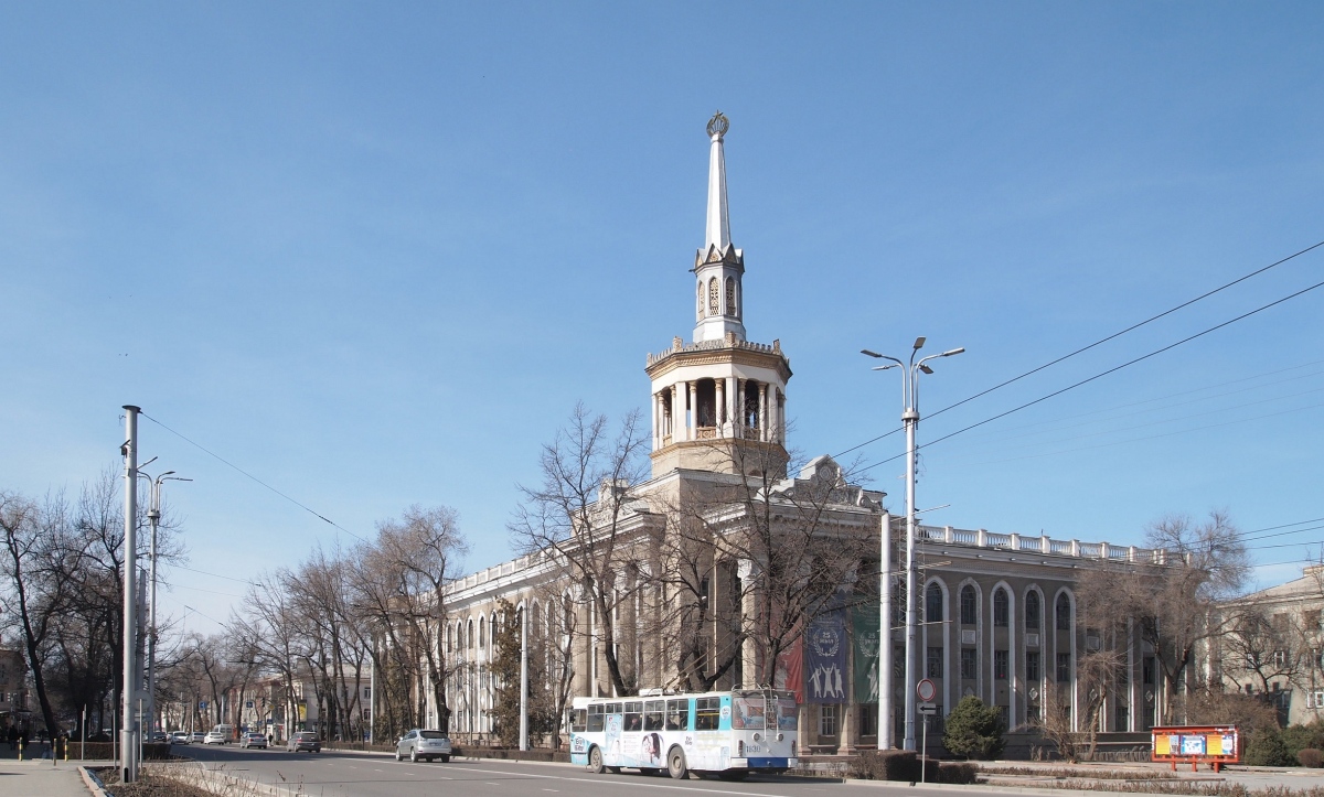 Biškeka — Trolleybus lines and rings Biškeka — Trolleybus lines and rings
