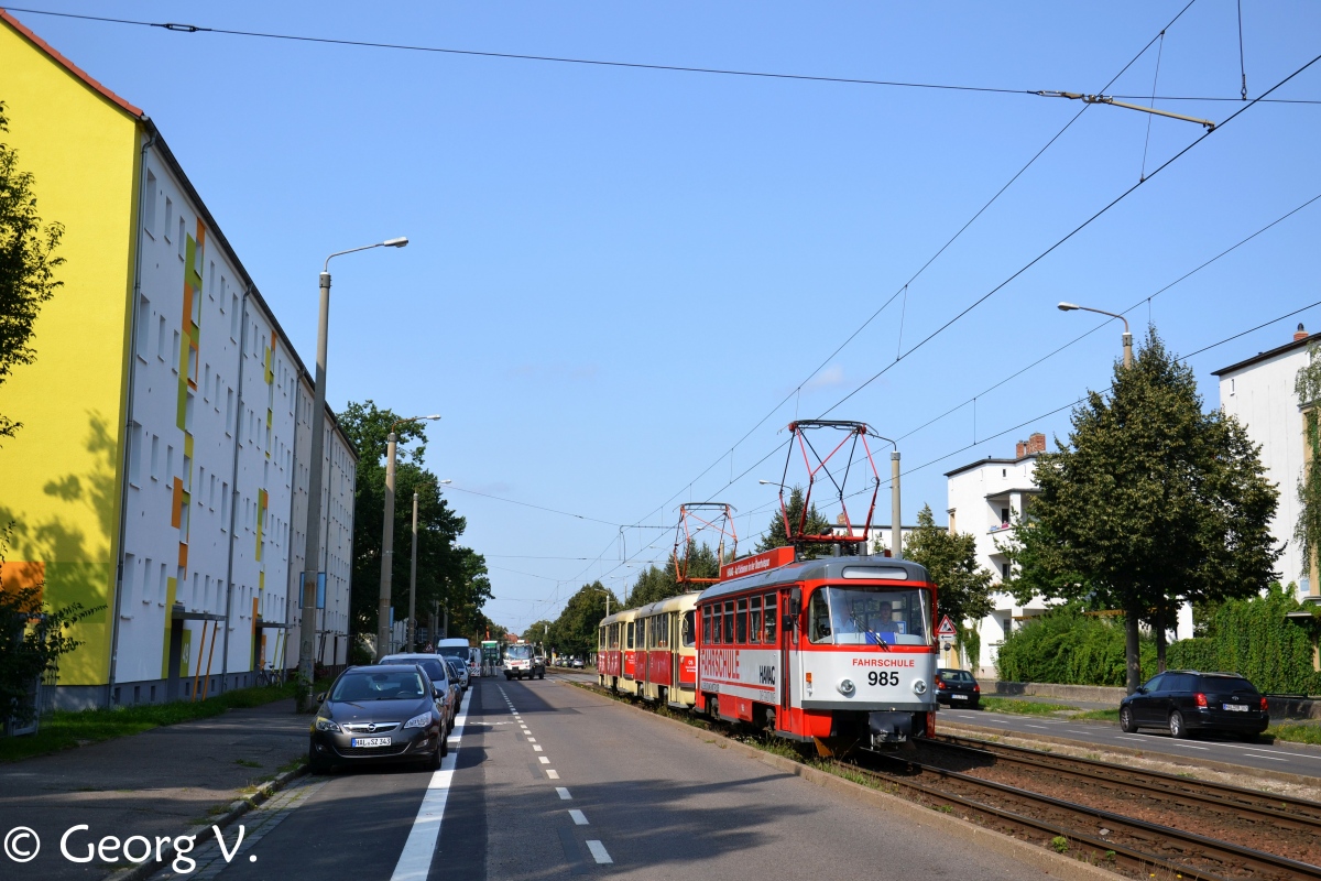 Галле, Tatra T4D № 985