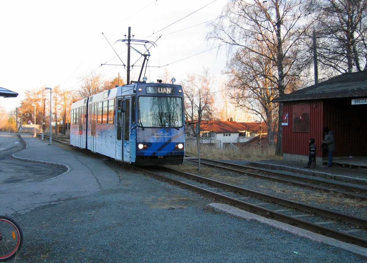 Тронхейм, LHB GT6 Typ Braunschweig № 95; Тронхейм — Трамвайные линии и инфраструктура