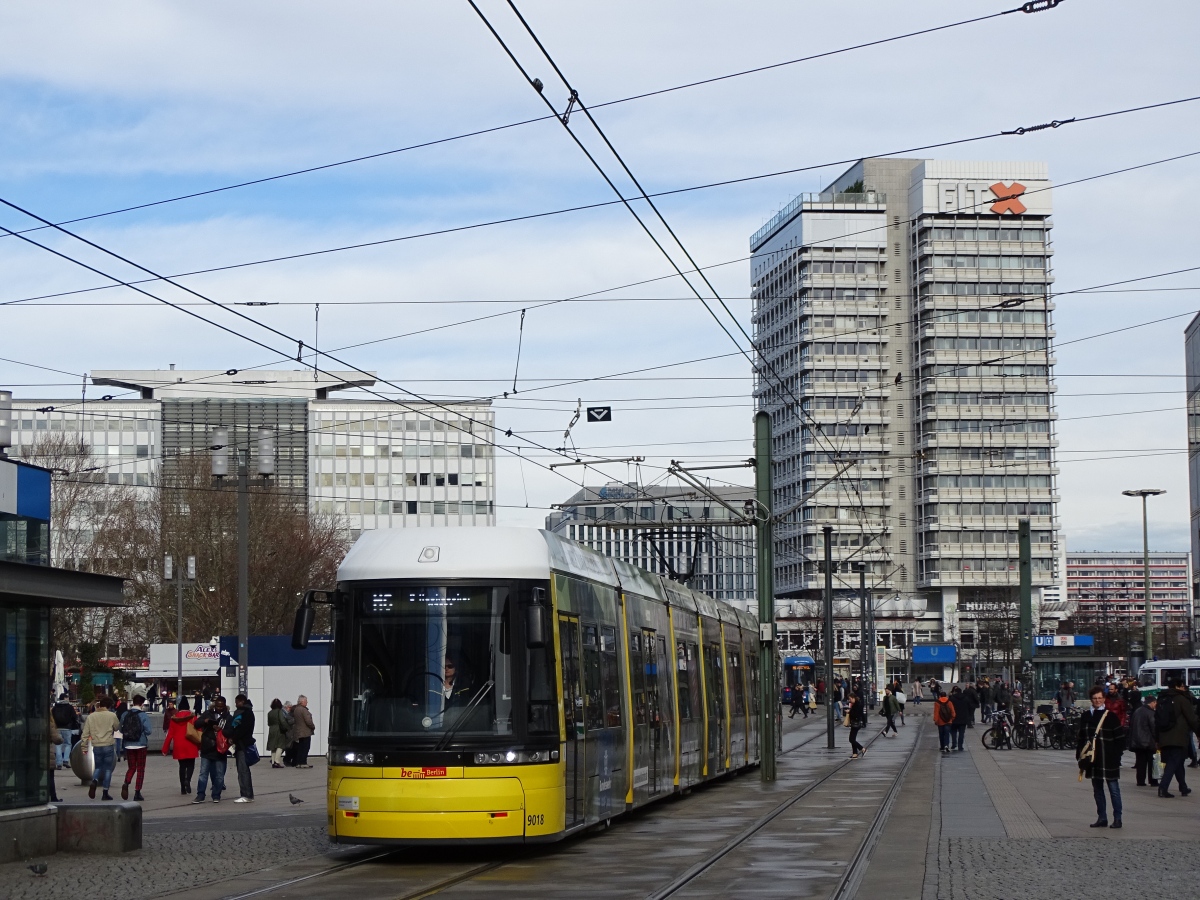 Берлин, Bombardier Flexity Berlin (GT8-08ZR/F8Z) № 9018