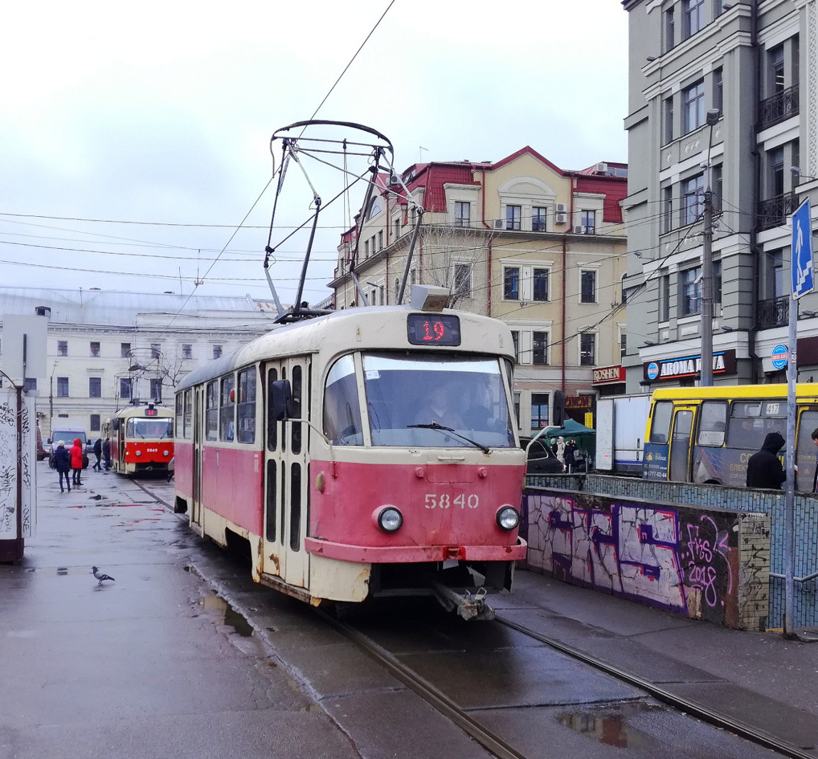 Киев, Tatra T3SU № 5840