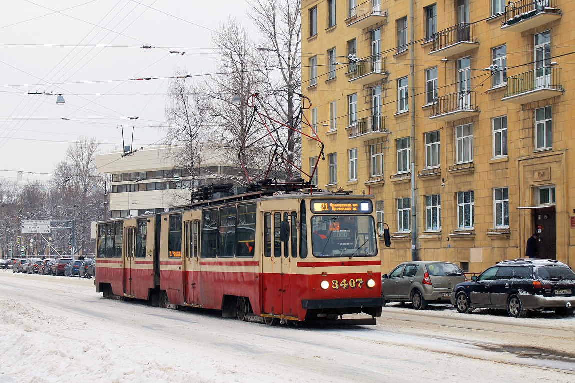 Санкт-Петербург, ЛВС-86К № 3407 Санкт-Петербург, ЛВС-86К № 3407