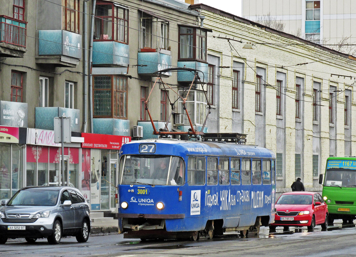 Харьков, Tatra T3A № 3001