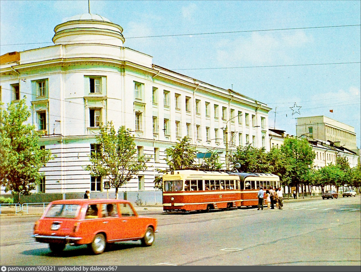Тверь, КТМ-1 № 62; Тверь — Старые фотографии (1917—1991); Тверь — Трамвайные линии: Центральный район