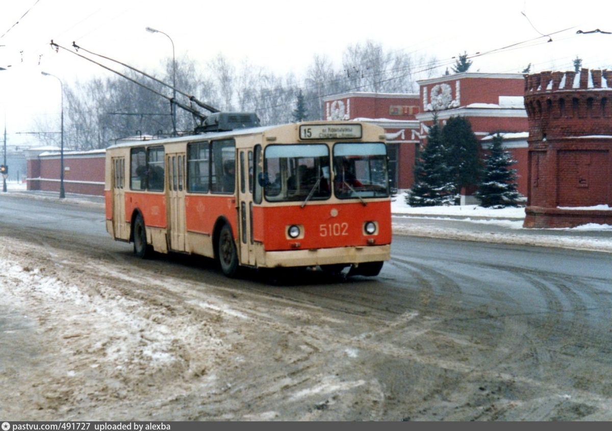 Moscou, ZiU-682V N°. 5102; Moscou — Historical photos — Tramway and Trolleybus (1946-1991)