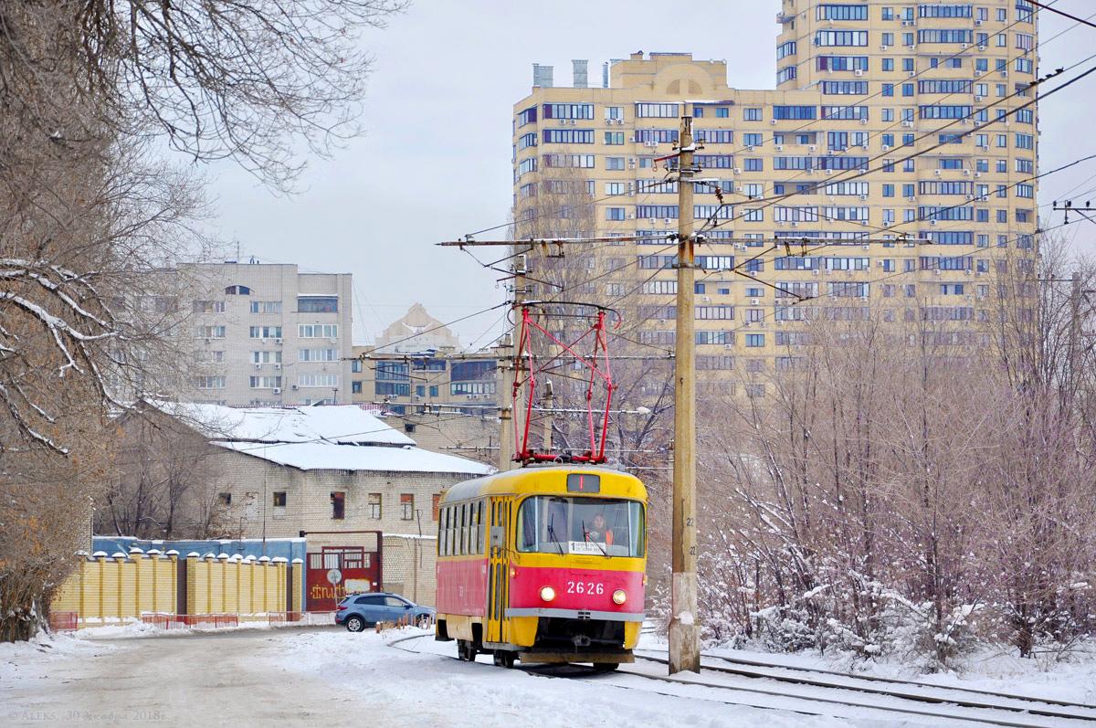 Volgograd, Tatra T3SU (2-door) # 2626 Volgograd, Tatra T3SU (2-door) # 2626