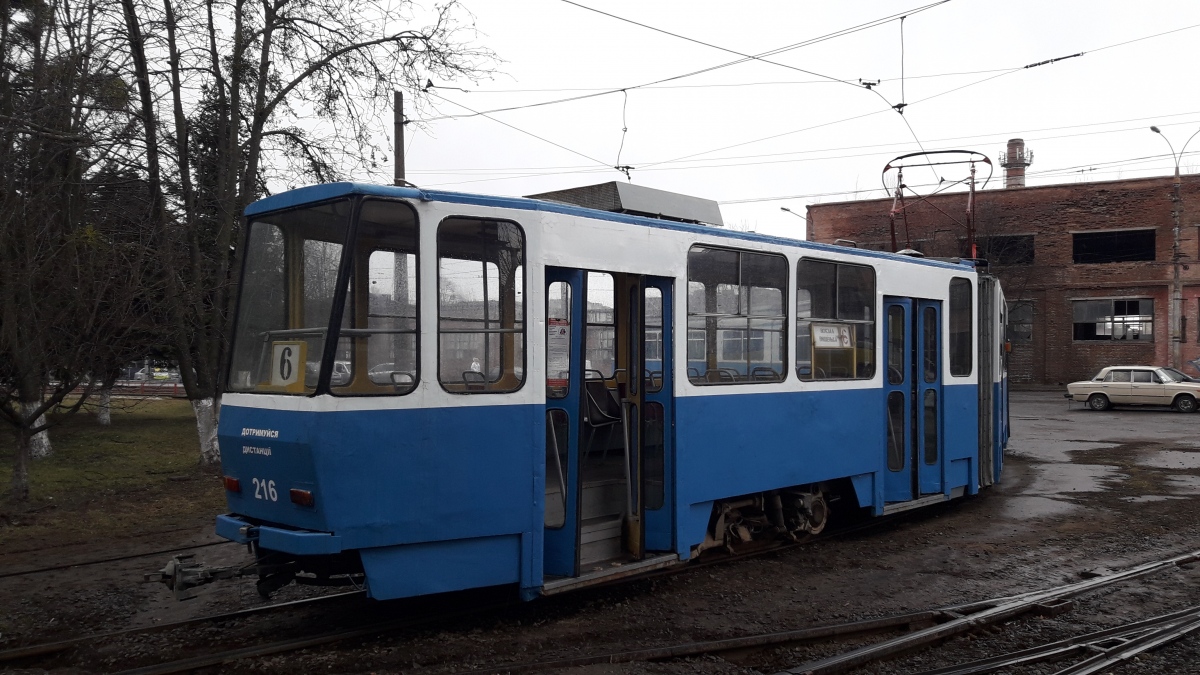 Винница, Tatra KT4SU № 216