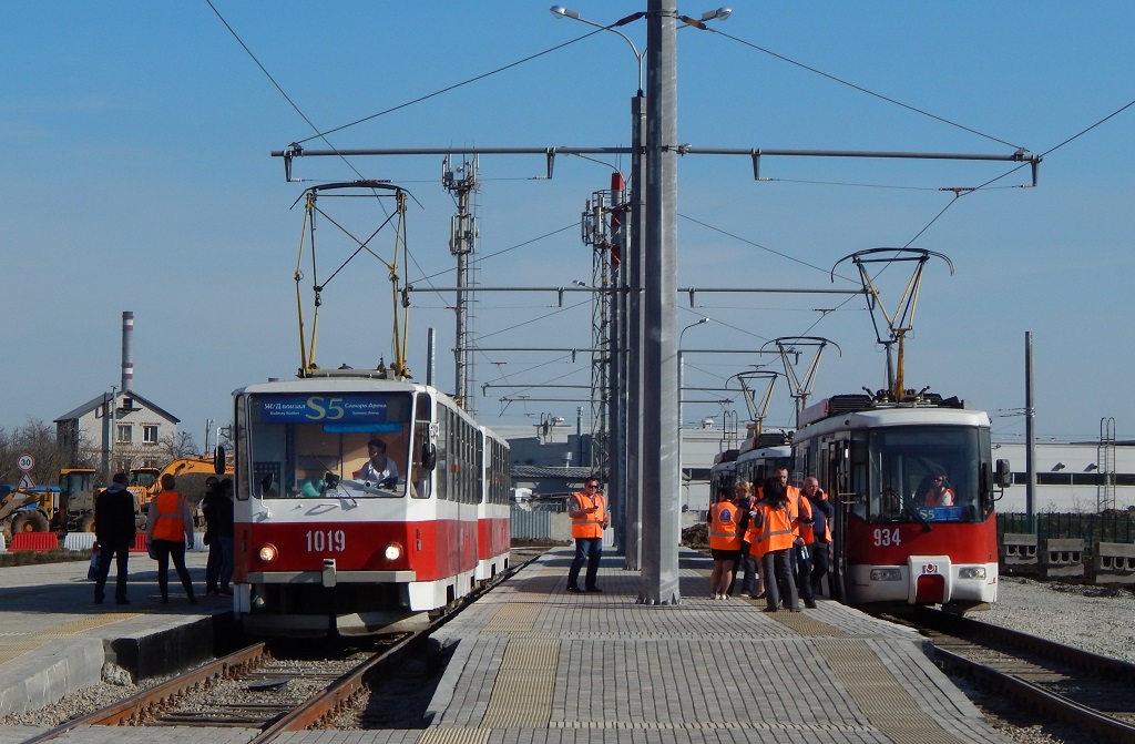 Samara, Tatra T6B5SU č. 1019; Samara — Construction and repairs of tram lines