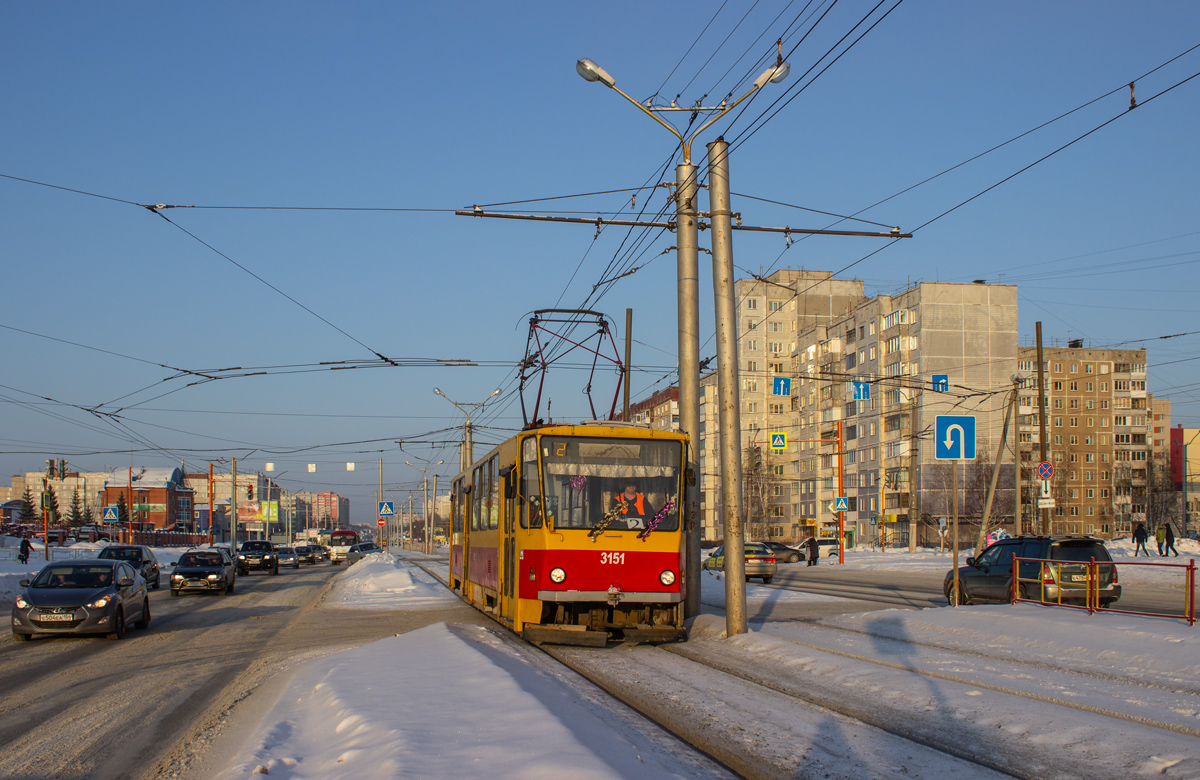 Барнаул, Tatra T6B5SU № 3151