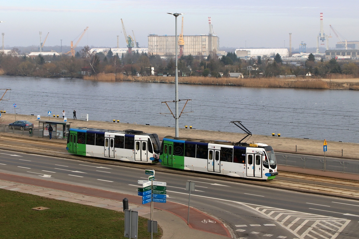 Щецин, Modertrans Moderus Alfa (105N/S/HF/09) № 502; Щецин, Modertrans Moderus Alfa (105N/S/HF/09) № 501