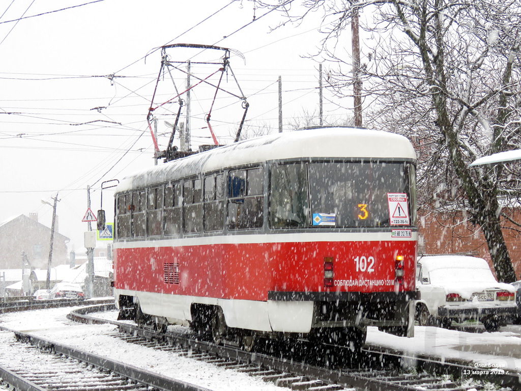 Краснодар, Tatra T3SU КВР МРПС № 102
