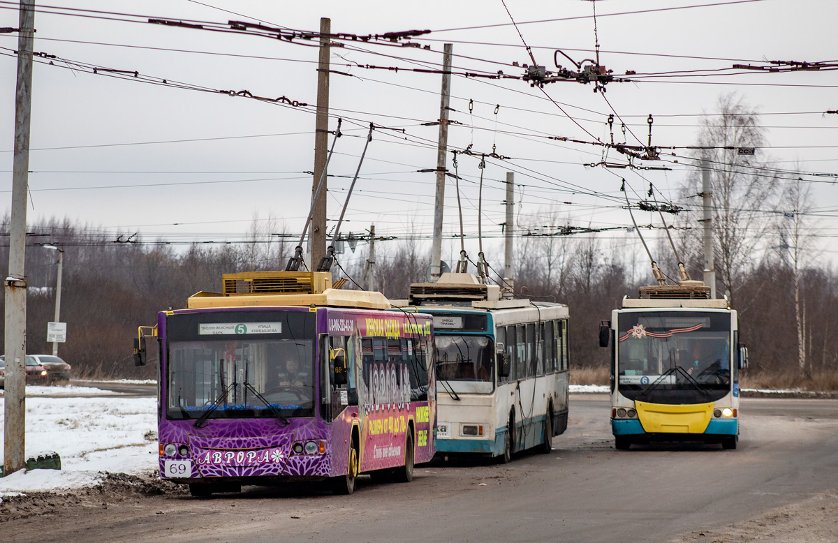 Rybinsk — Miscellaneous photos; Rybinsk — Trolleybus lines