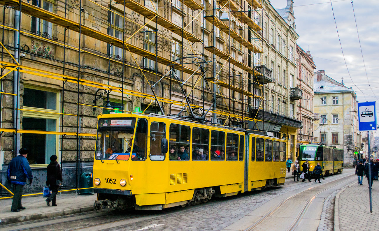 Львов, Tatra KT4SU № 1052