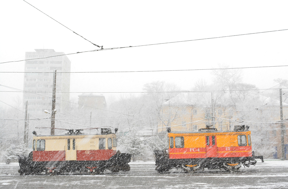 Vladivostok, GS-4 № 47; Vladivostok, GS-4 № 48; Vladivostok — Snowfalls