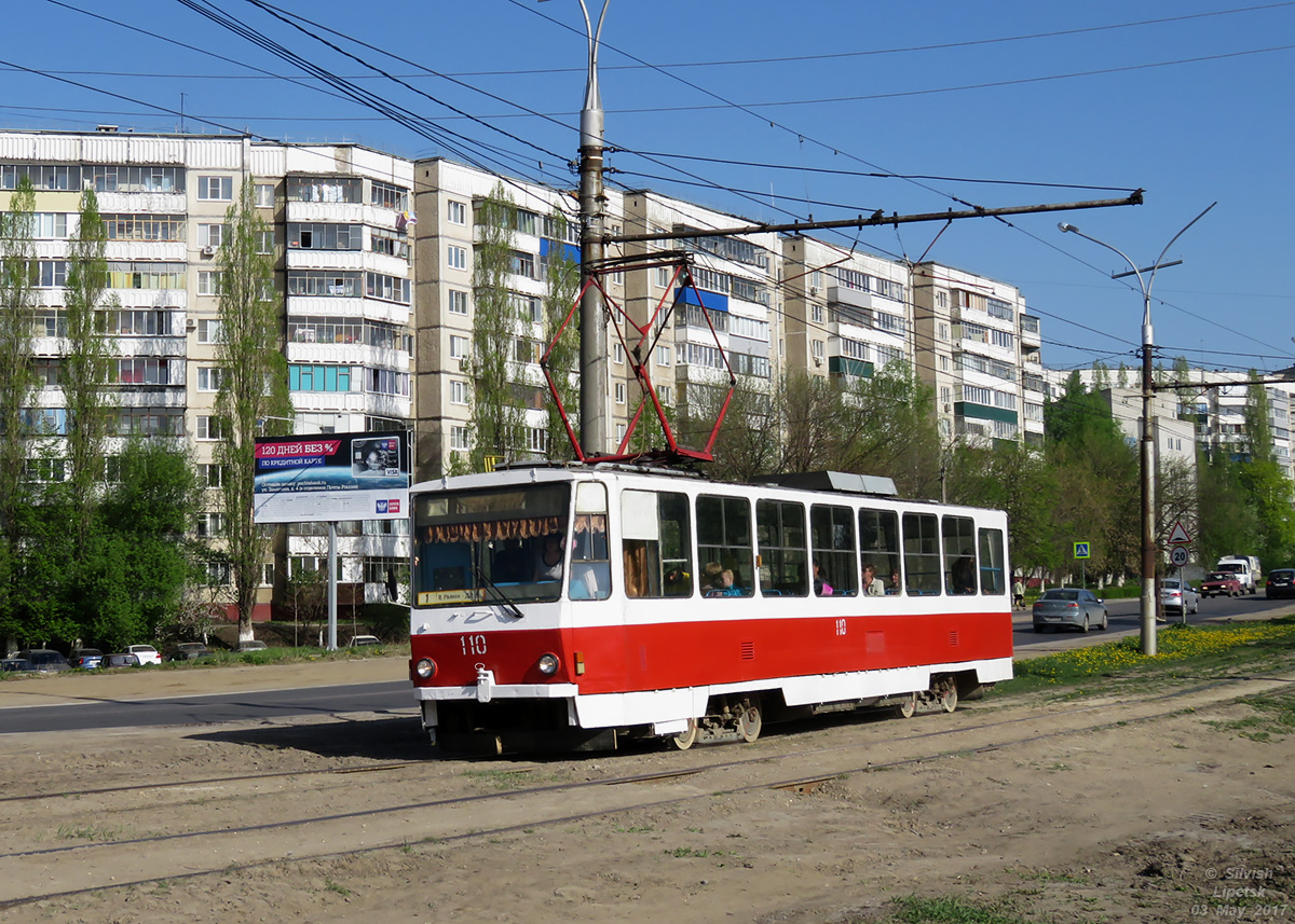 Липецк, Tatra T6B5SU № 110