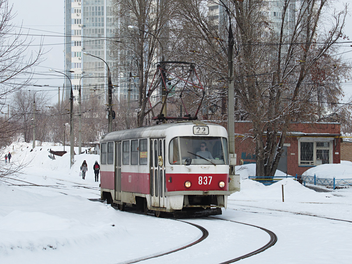Самара, Tatra T3SU № 837; Самара — Конечные станции и кольца (трамвай)