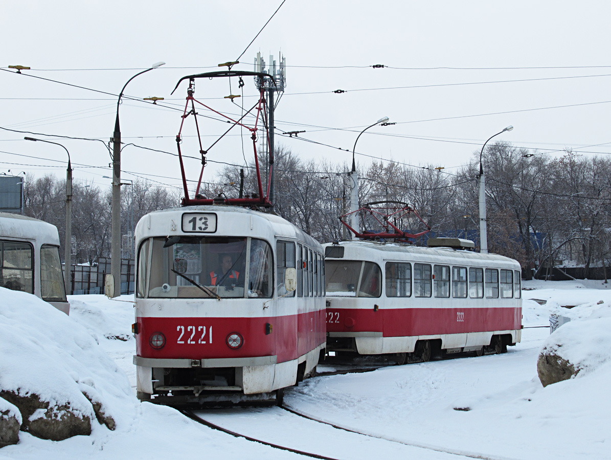 Самара, Tatra T3E № 2221; Самара — Конечные станции и кольца (трамвай)