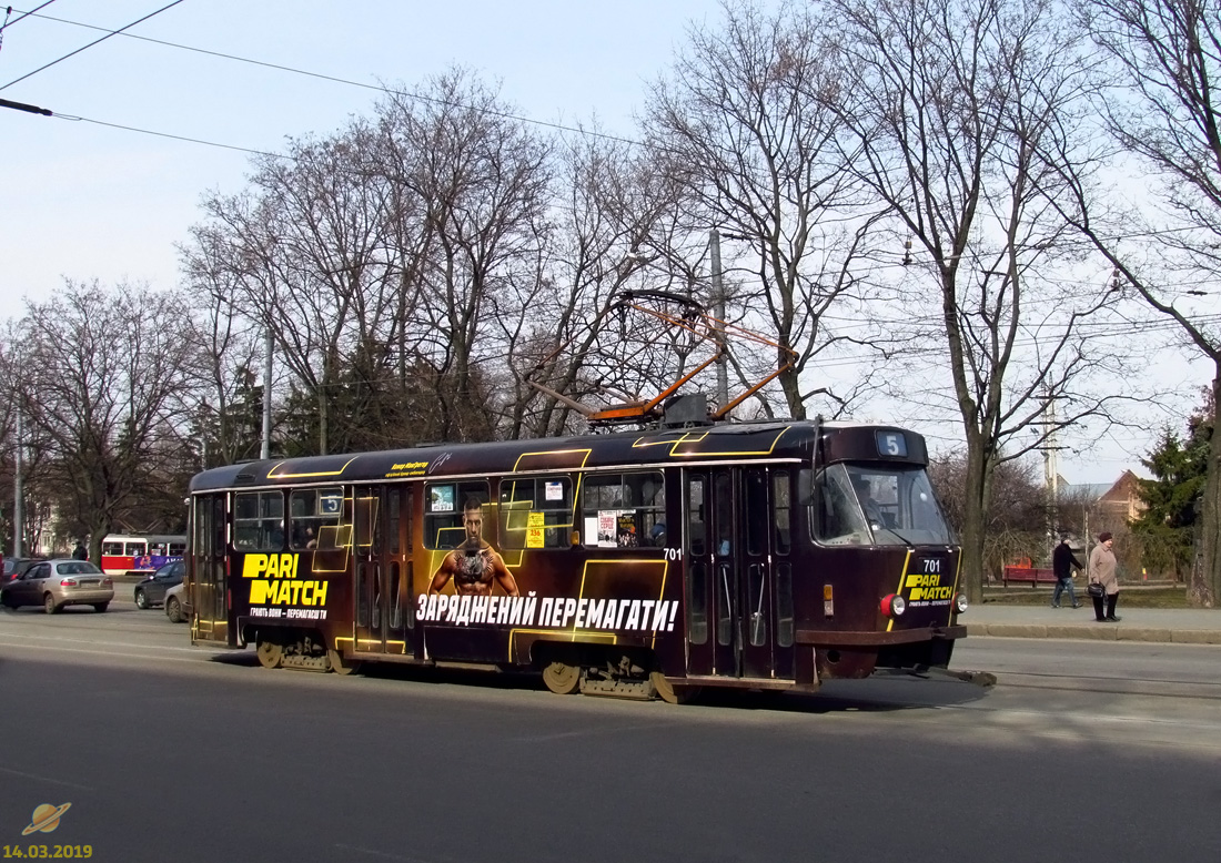 Харків, Tatra T3SUCS № 701