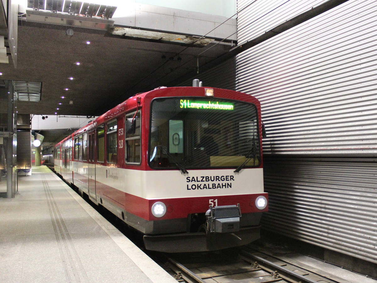 Зальцбург, SGP GT8NF № 51; Зальцбург — Salzburger Lokalbahn
