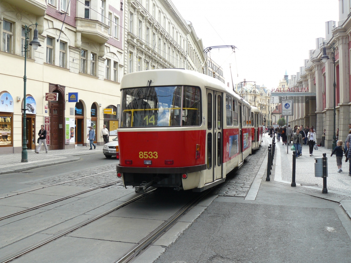 Прага, Tatra T3R.P № 8533