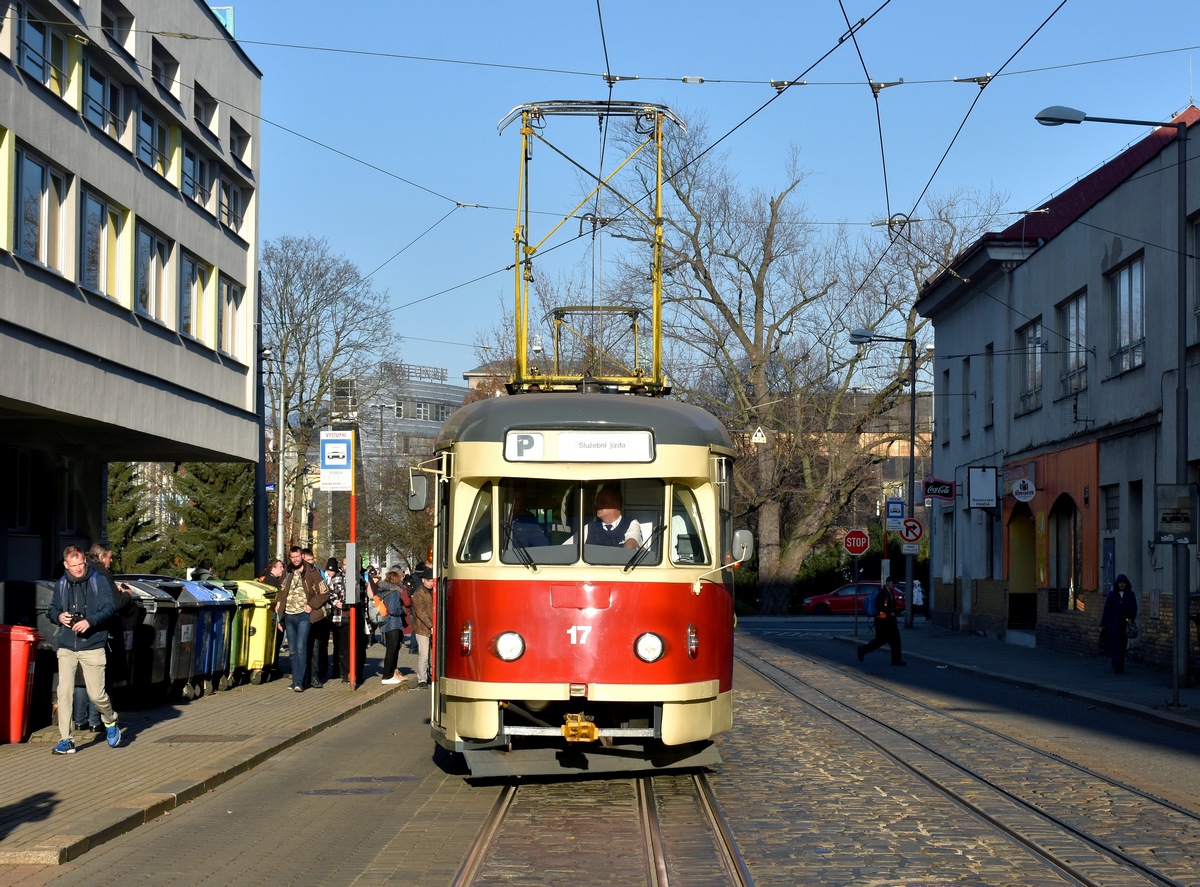 Либерец ― Яблонец-над-Нисой, Tatra T2R № 17; Либерец ― Яблонец-над-Нисой — Прощание с вагонами Tatra T2R