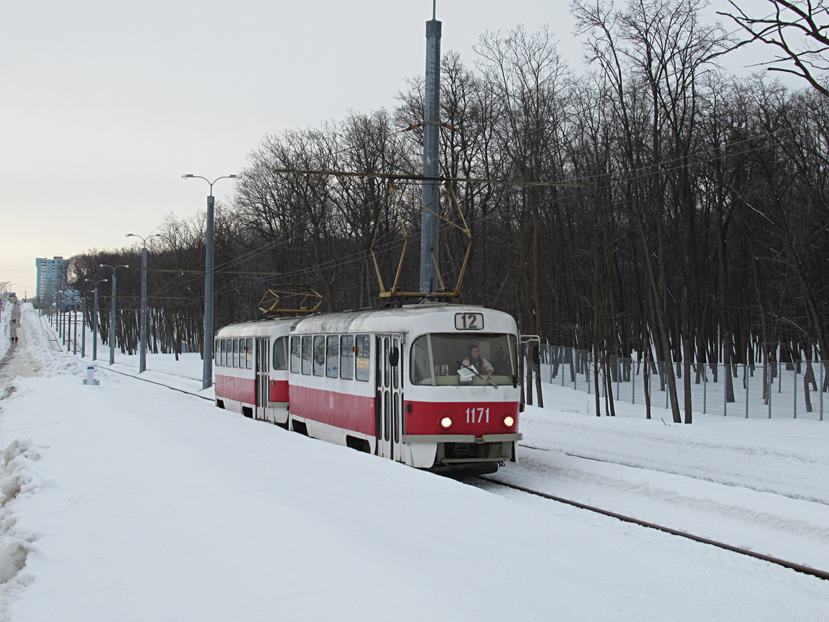 Самара, Tatra T3SU (двухдверная) № 1171