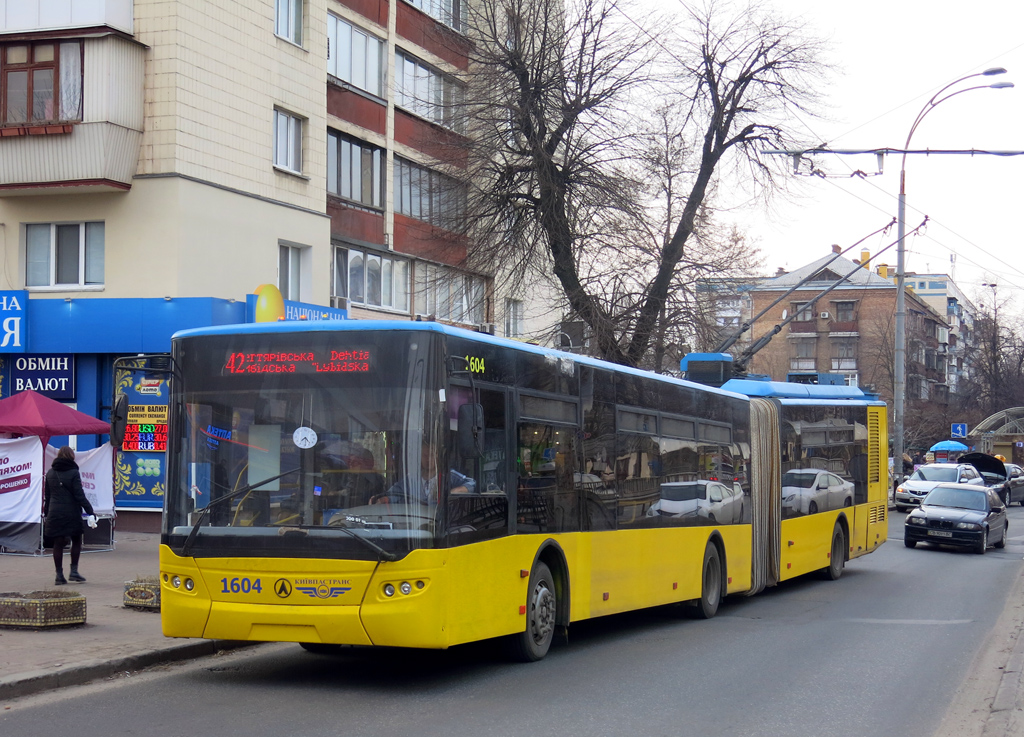 Киев, ЛАЗ E301D1 № 1604