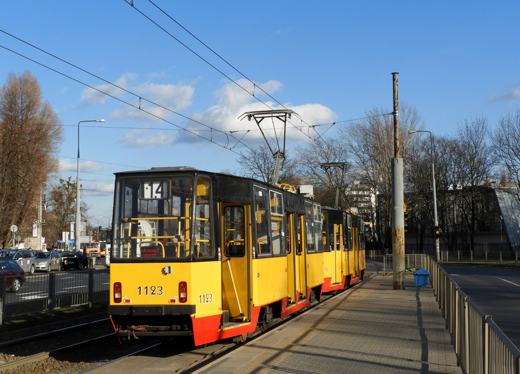 Варшава, Konstal 105Na № 1123