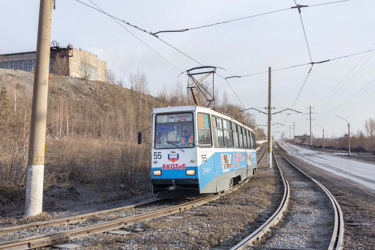 Ачинск, 71-605 (КТМ-5М3) № 55
