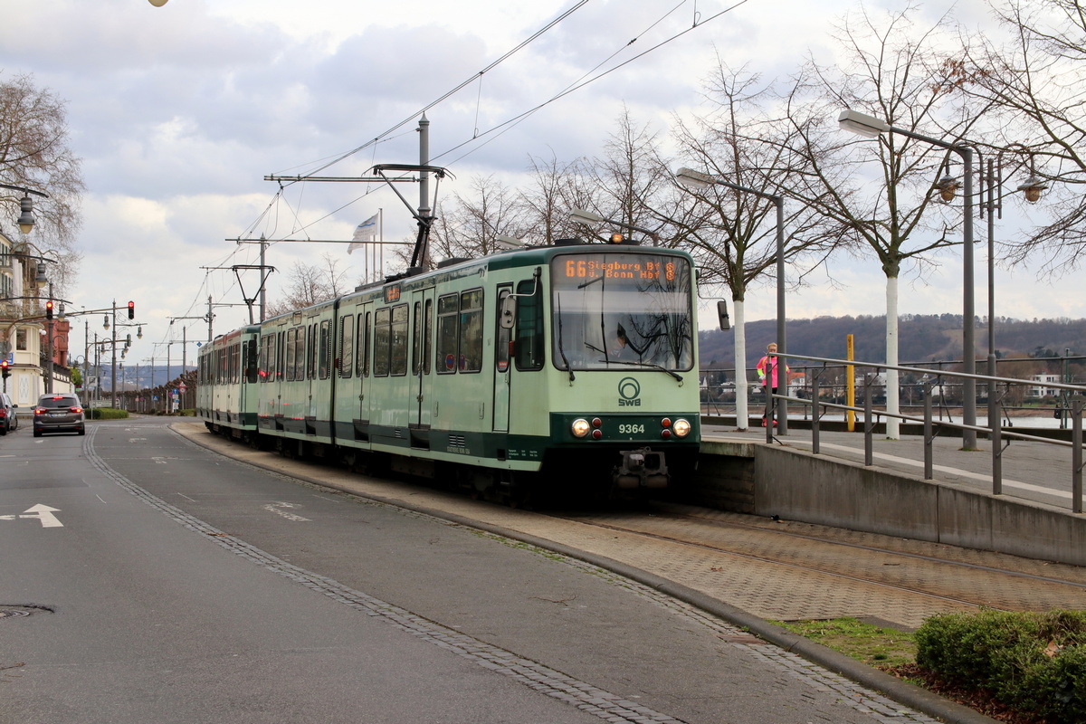 Бонн, Duewag B100C № 9364; Бонн, Duewag B100C № 9356