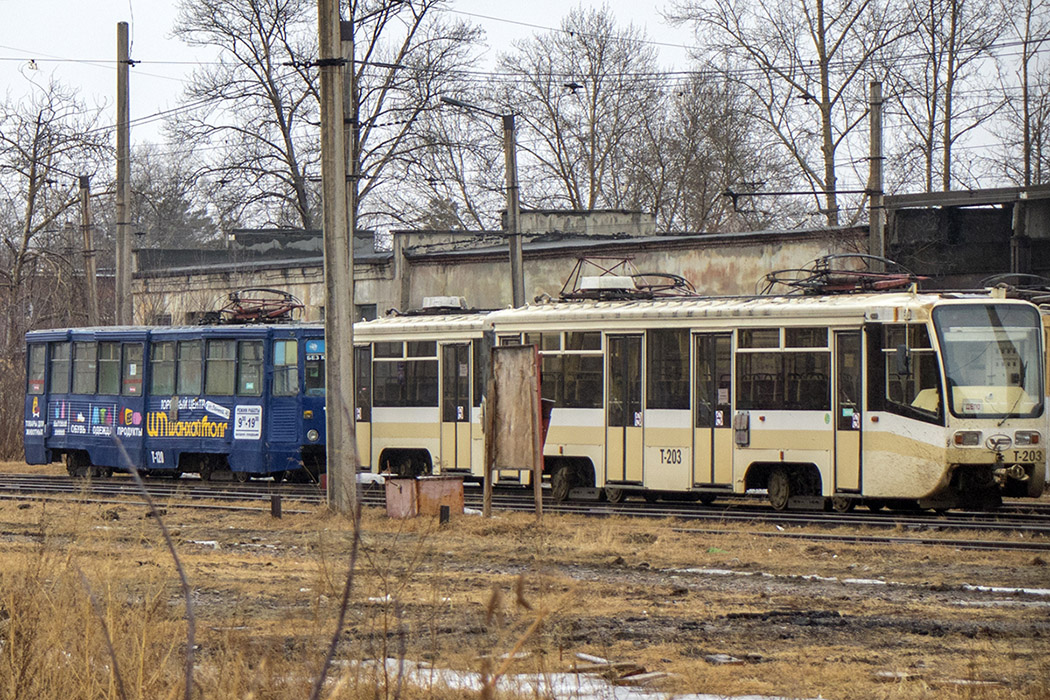 Ангарск, 71-605 (КТМ-5М3) № 120; Ангарск, 71-619К № 202; Ангарск, 71-619К № 203